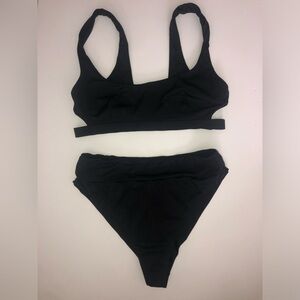 RVCA High Waisted Black Bikini (small)